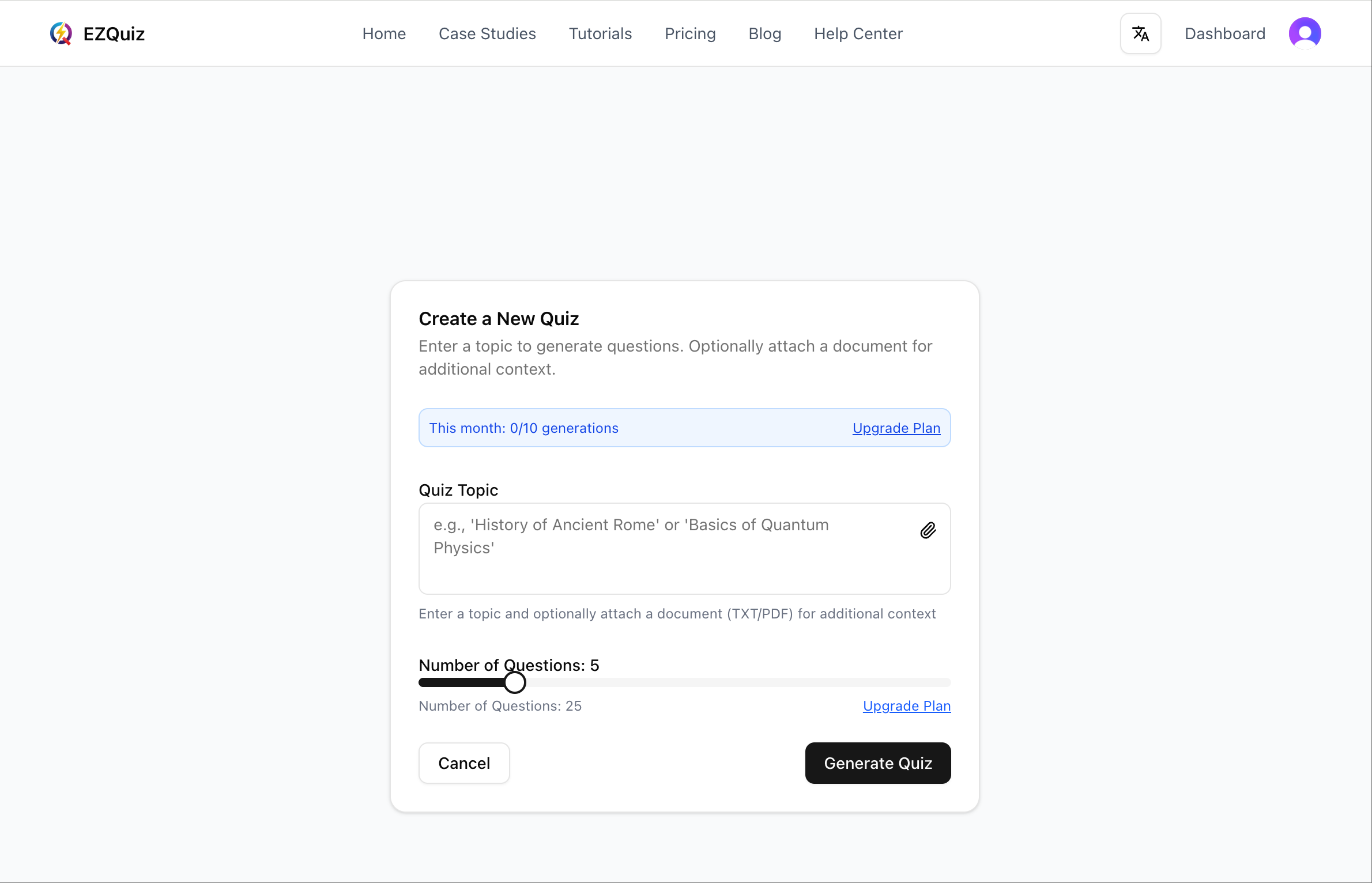 The Future of Quizzes? Watch AI Generate a Live Quiz Instantly!